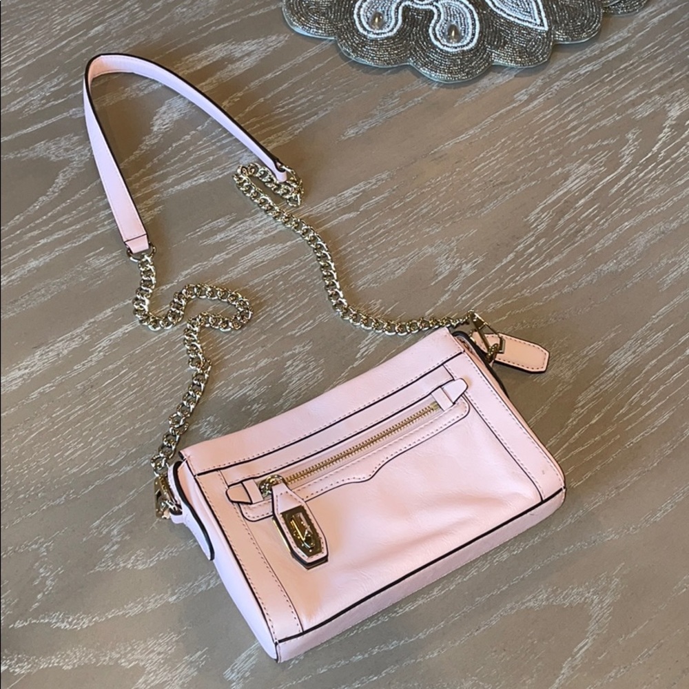Rebecca Minkoff light pink mini Crosby crossbody